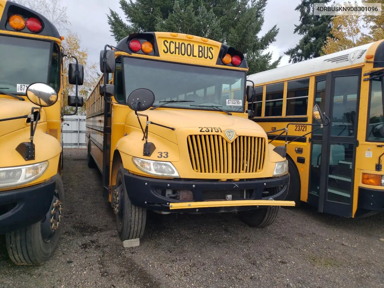 2013 Ic Corporation Ce Series School - School Bus VIN: 4DRBUSKN9DB301096 Lot: 87103795