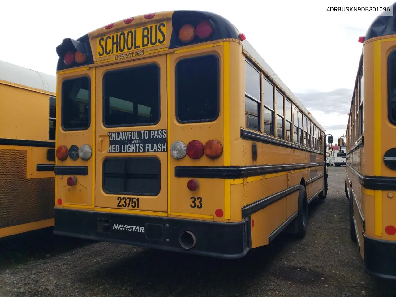 2013 Ic Corporation Ce Series School - School Bus VIN: 4DRBUSKN9DB301096 Lot: 87103795