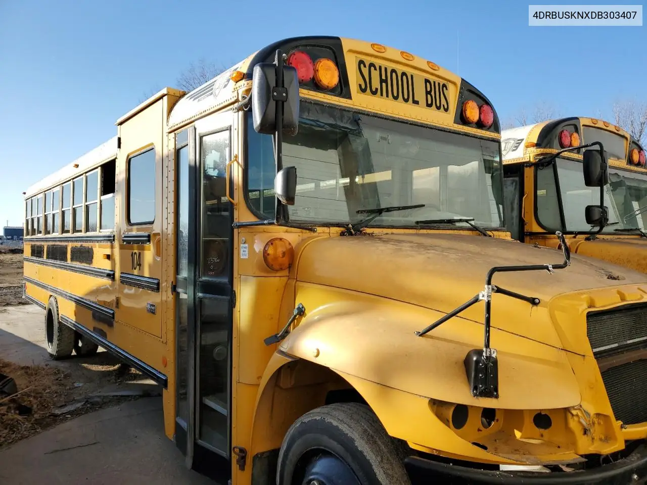 2013 Icrp 3000 Ce - School Bus VIN: 4DRBUSKNXDB303407 Lot: 90335485