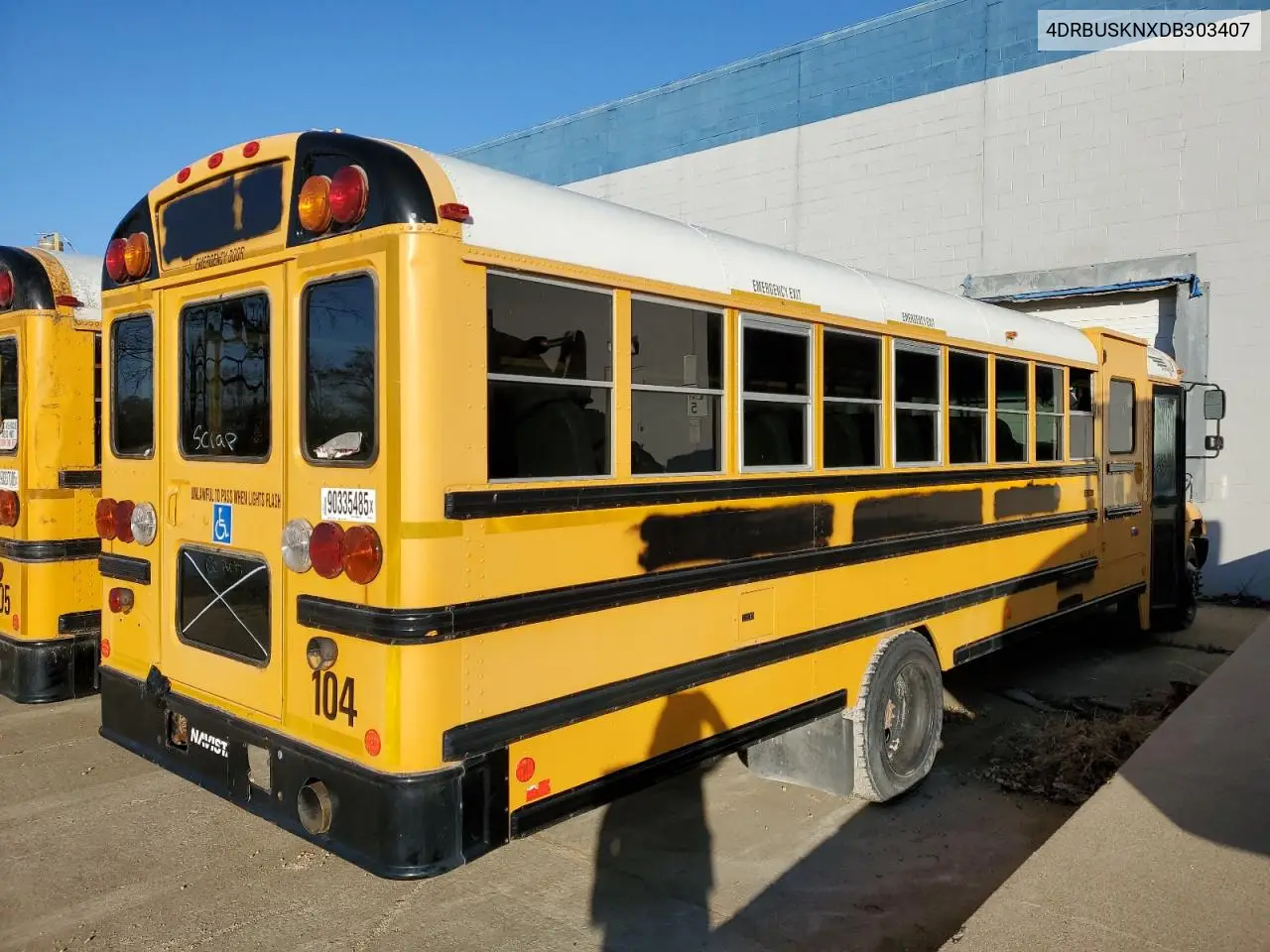 2013 Icrp 3000 Ce - School Bus VIN: 4DRBUSKNXDB303407 Lot: 90335485