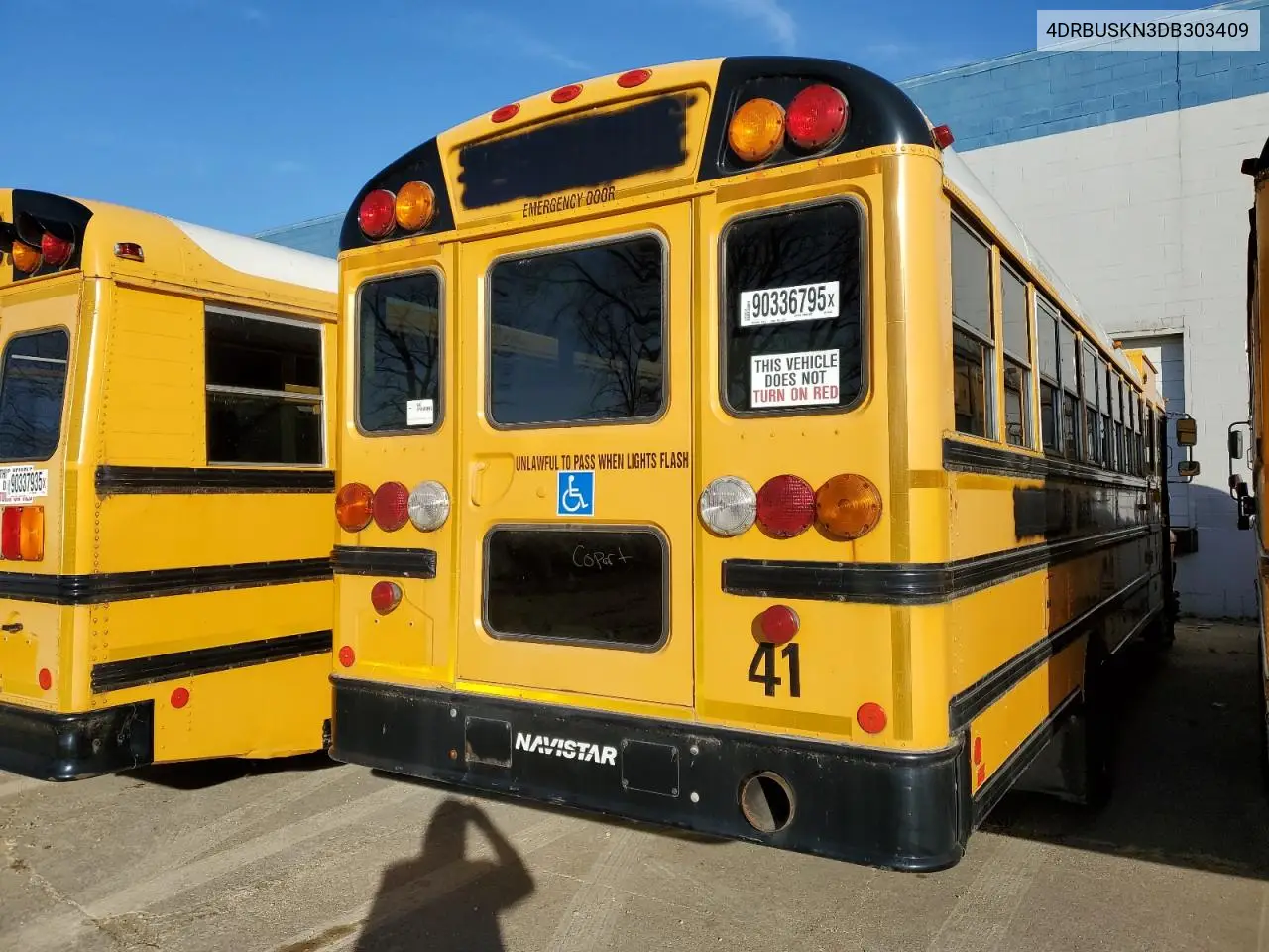 2013 Ic Corporation Ce Series School - School Bus VIN: 4DRBUSKN3DB303409 Lot: 90336795