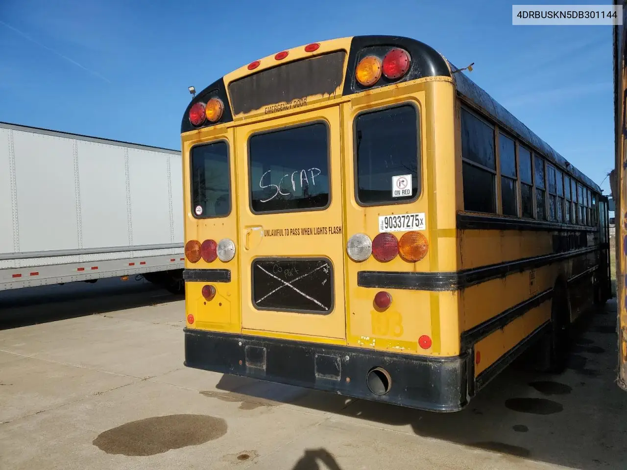 2013 Ic Corporation Ce Series School - School Bus VIN: 4DRBUSKN5DB301144 Lot: 90337275