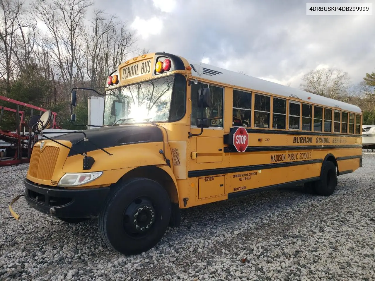 2013 Ic Corporation Ce Series School - Transit Bus VIN: 4DRBUSKP4DB299999 Lot: 92109335