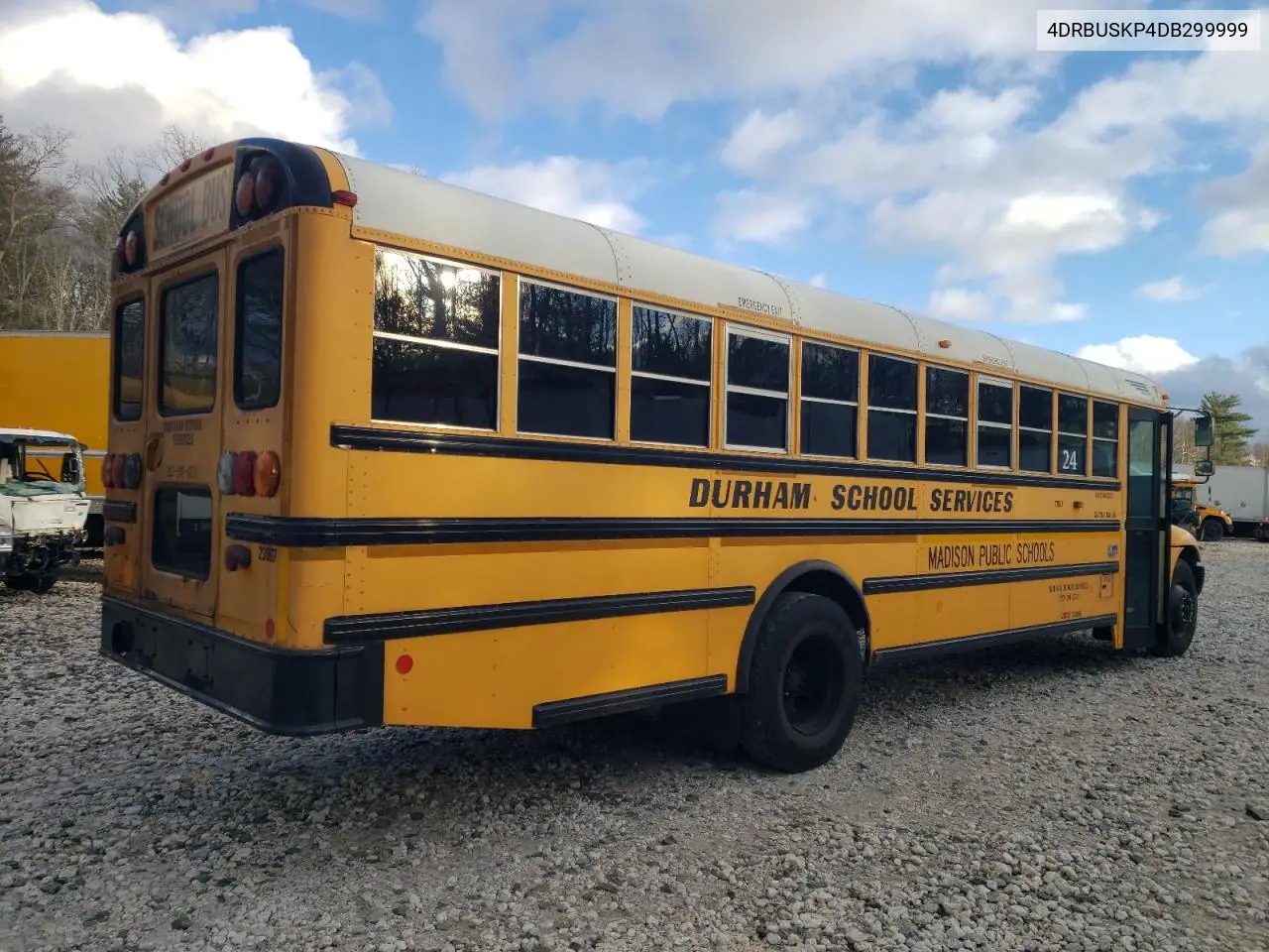 2013 Ic Corporation Ce Series School - Transit Bus VIN: 4DRBUSKP4DB299999 Lot: 92109335