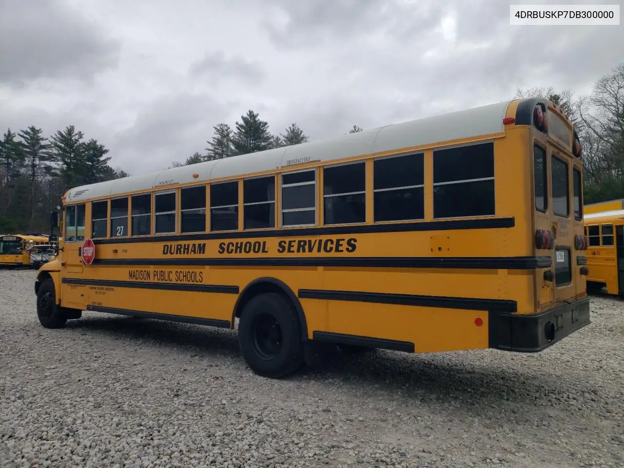 2013 Ic Corporation Ce Series School - School Bus VIN: 4DRBUSKP7DB300000 Lot: 92109595