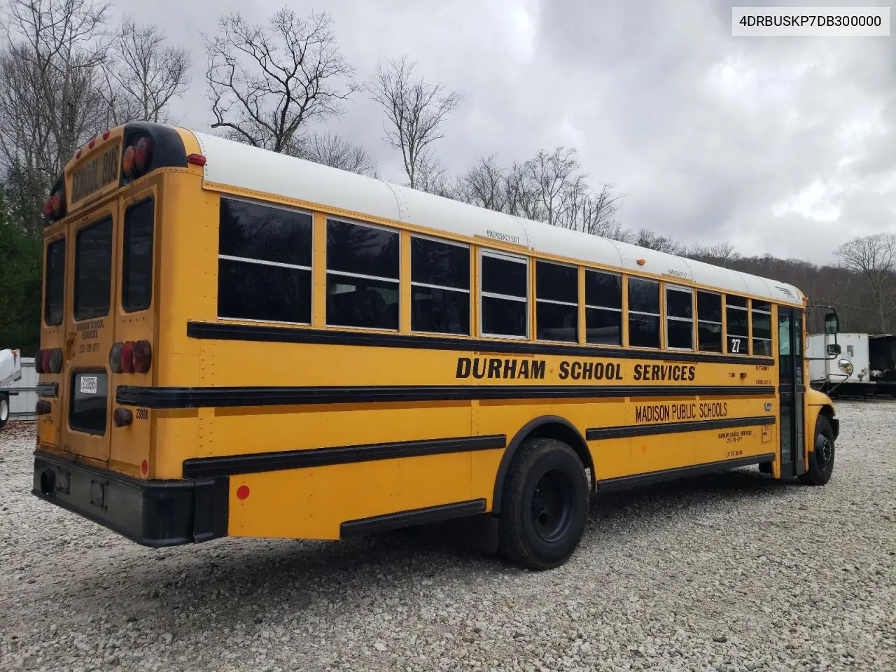 2013 Ic Corporation Ce Series School - School Bus VIN: 4DRBUSKP7DB300000 Lot: 92109595