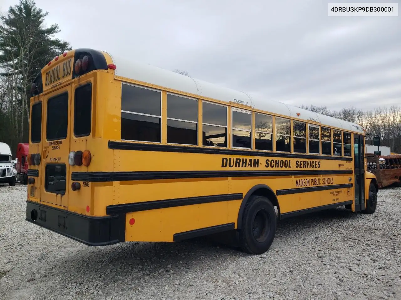2013 Ic Corporation Ce Series School - School Bus VIN: 4DRBUSKP9DB300001 Lot: 92109815
