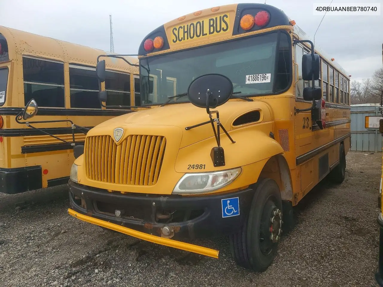 2014 Ic Corporation Ce Series School - School Bus VIN: 4DRBUAAN8EB780740 Lot: 41886196