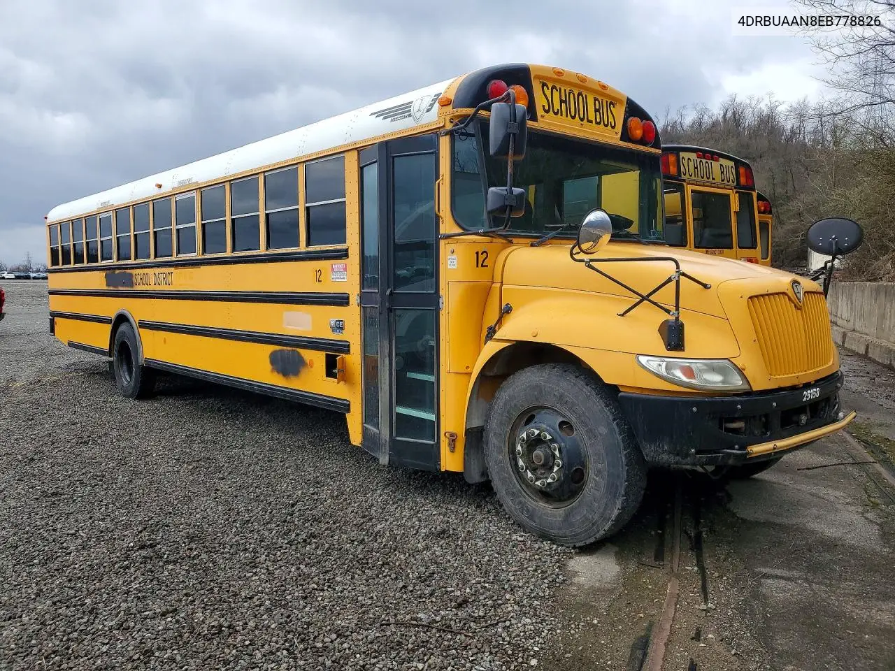 2014 Ic Corporation Ce Series School - School Bus VIN: 4DRBUAAN8EB778826 Lot: 47018496