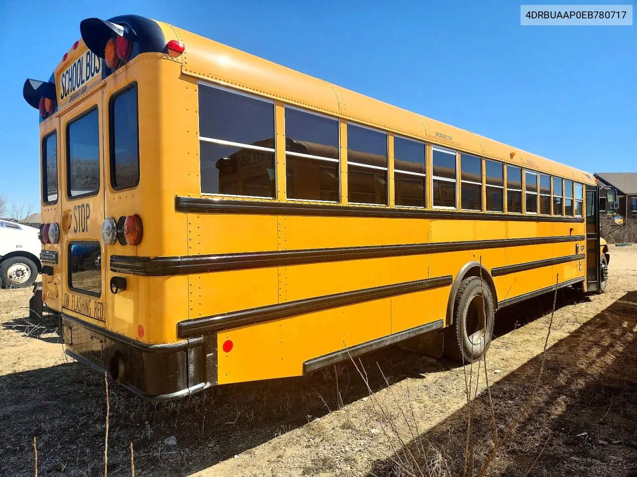 2014 Ic Corporation Ce Series School - School Bus VIN: 4DRBUAAP0EB780717 Lot: 47032286