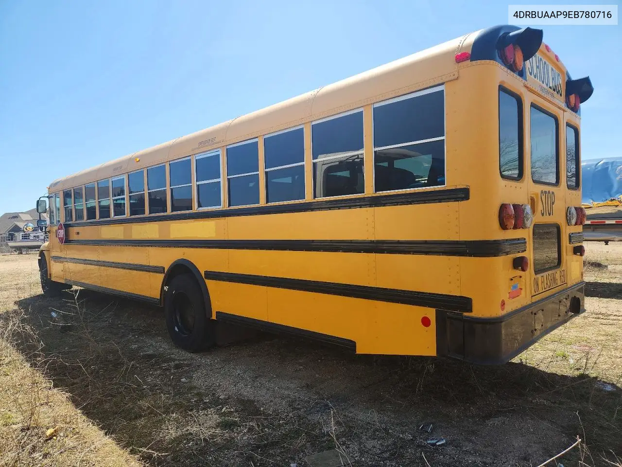 2014 Ic Corporation Ce Series School - School Bus VIN: 4DRBUAAP9EB780716 Lot: 47032586