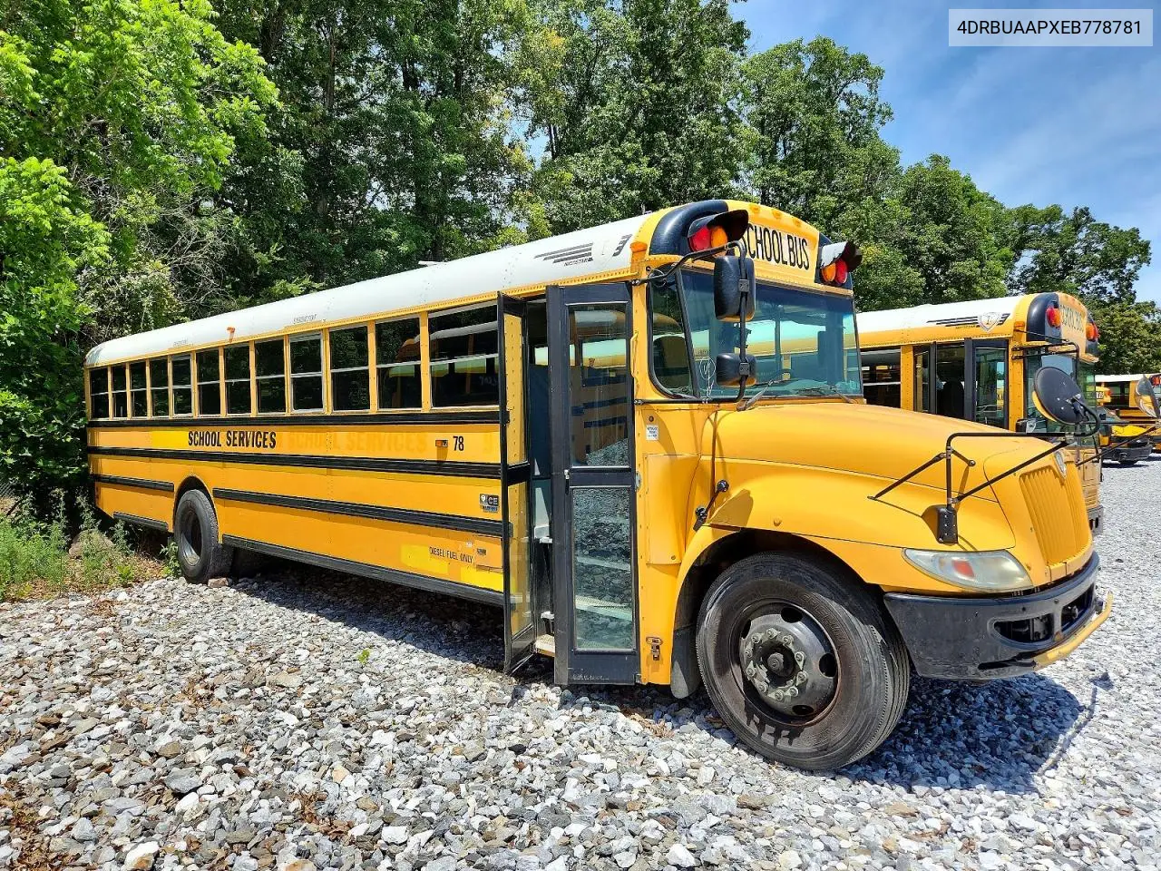 2014 Ic Corporation Ce Series School - School Bus VIN: 4DRBUAAPXEB778781 Lot: 47093776