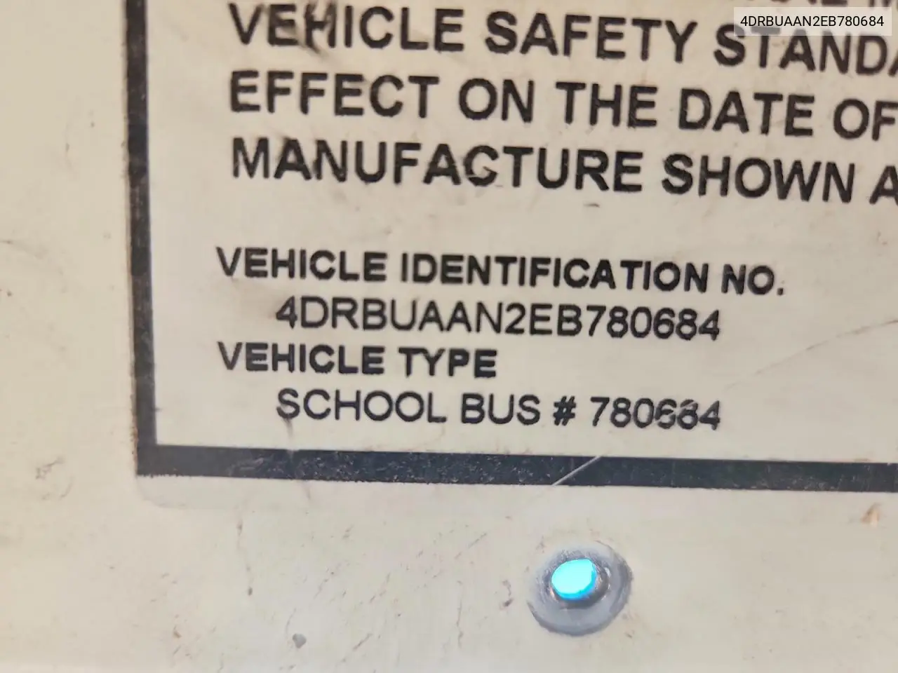 2014 Ic Corporation Ce Series School - School Bus VIN: 4DRBUAAN2EB780684 Lot: 48601806