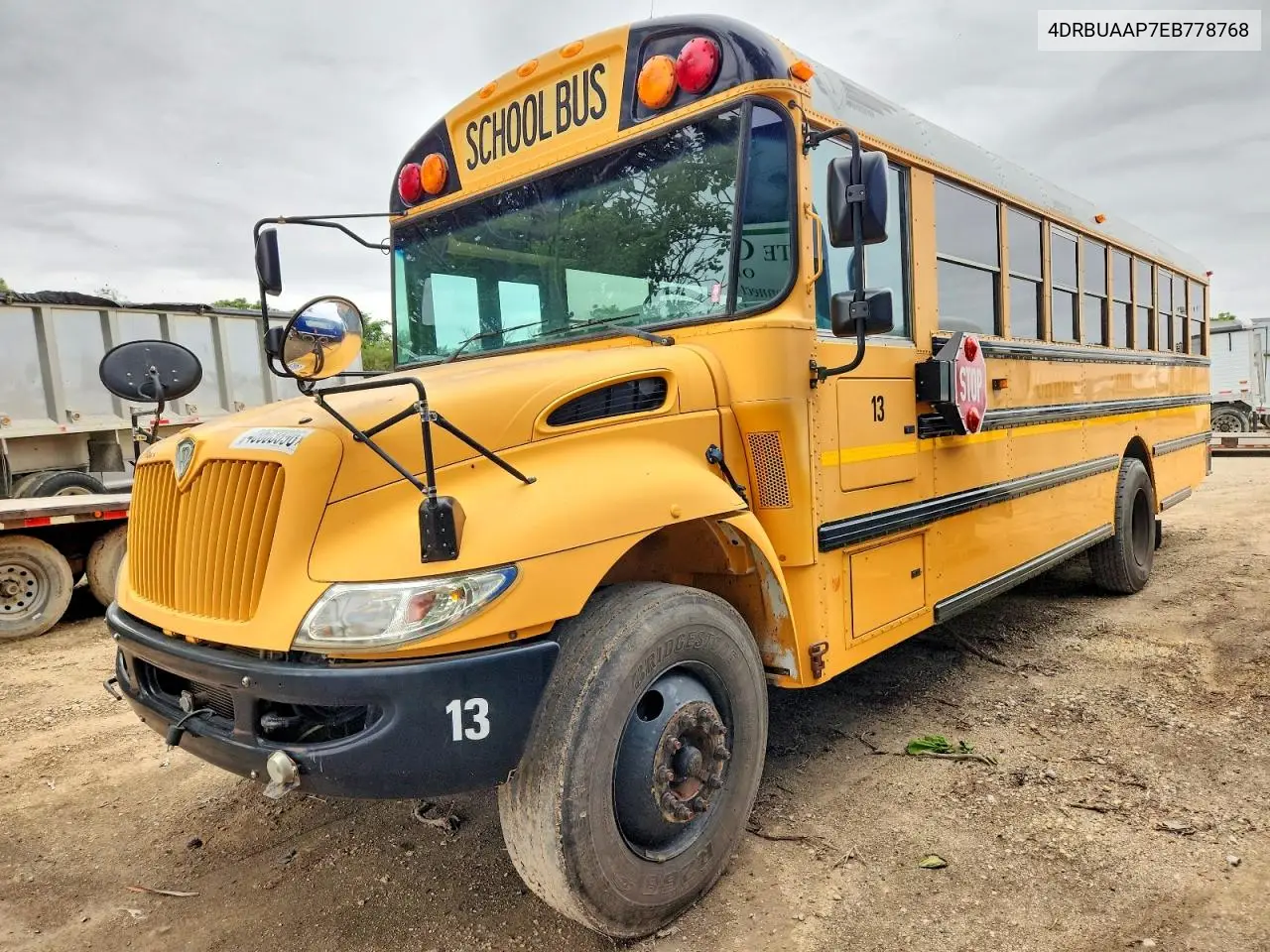 2014 Ic Corporation Ce Series School - School Bus VIN: 4DRBUAAP7EB778768 Lot: 48603896