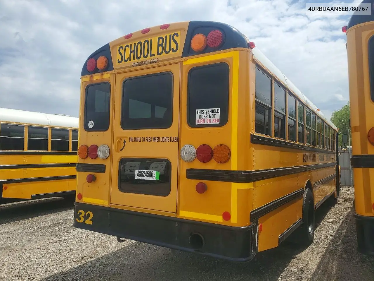 2014 Ic Corporation Ce Series School - School Bus VIN: 4DRBUAAN6EB780767 Lot: 48624586