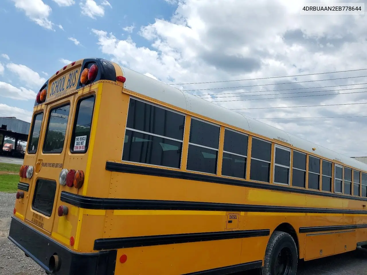 2014 Ic Corporation Ce Series School - School Bus VIN: 4DRBUAAN2EB778644 Lot: 52300706