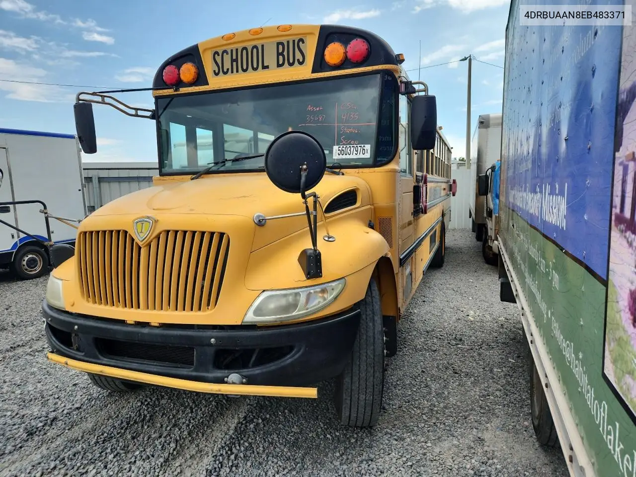 2014 Ic Bus Pb105 School Bus VIN: 4DRBUAAN8EB483371 Lot: 56037976