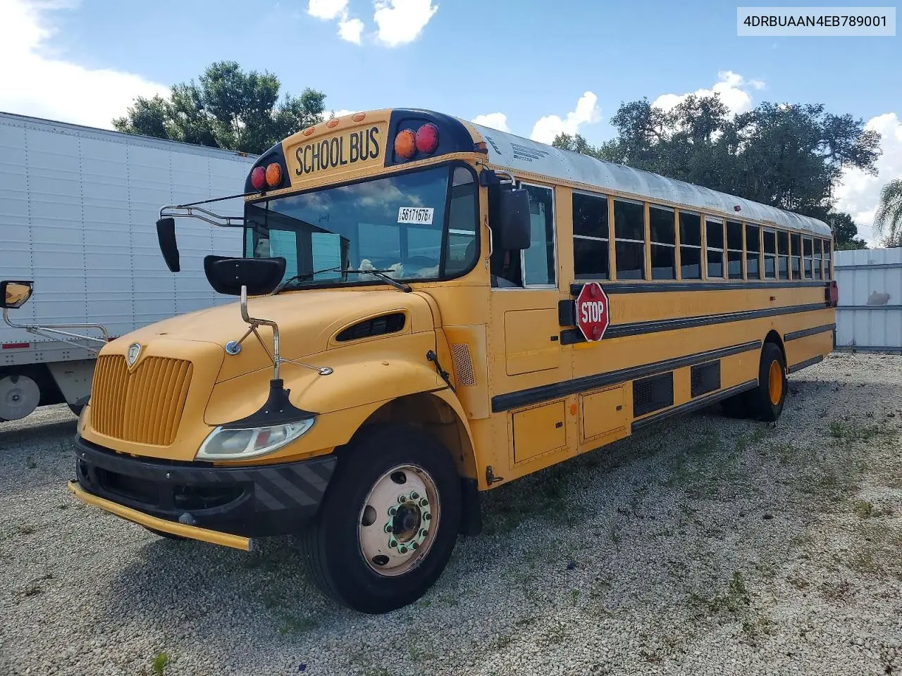 2014 Ic Corporation Ce Series School - School Bus VIN: 4DRBUAAN4EB789001 Lot: 56171676