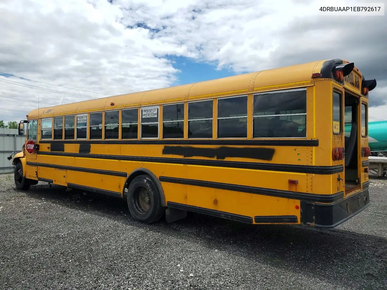 2014 Ic Corporation Ce Series School - School Bus VIN: 4DRBUAAP1EB792617 Lot: 56178126
