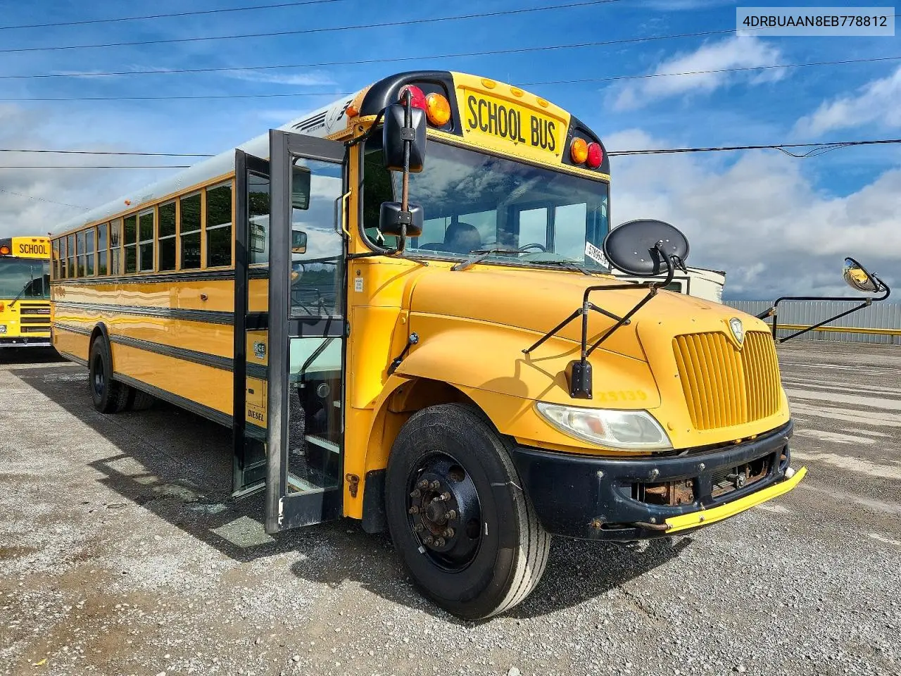 2014 Ic Corporation Ce Series School - School Bus VIN: 4DRBUAAN8EB778812 Lot: 57896476