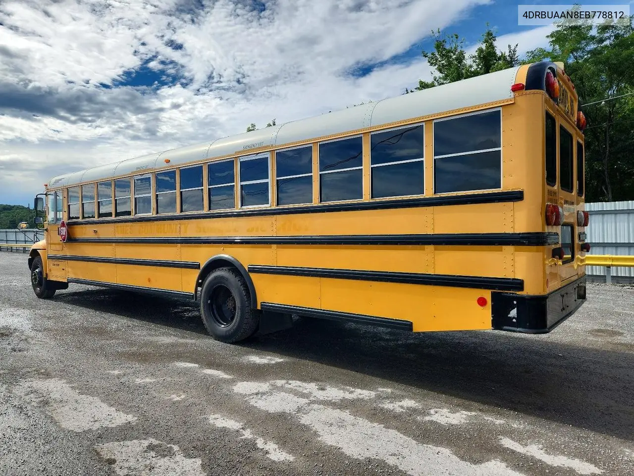 2014 Ic Corporation Ce Series School - School Bus VIN: 4DRBUAAN8EB778812 Lot: 57896476