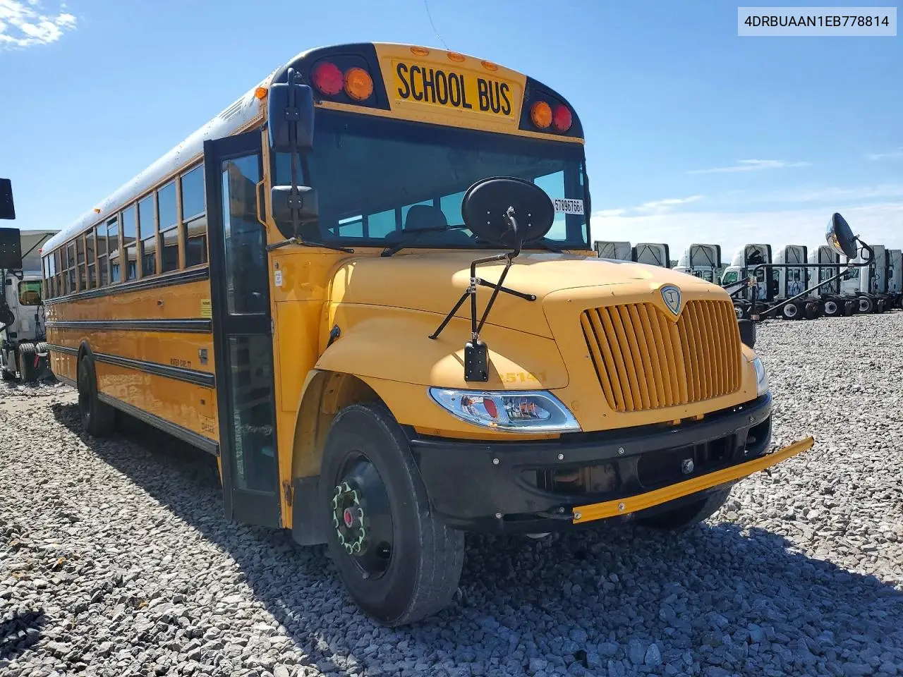2014 Ic Corporation Ce Series School - School Bus VIN: 4DRBUAAN1EB778814 Lot: 57896766