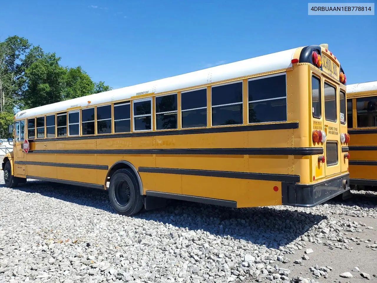 2014 Ic Corporation Ce Series School - School Bus VIN: 4DRBUAAN1EB778814 Lot: 57896766