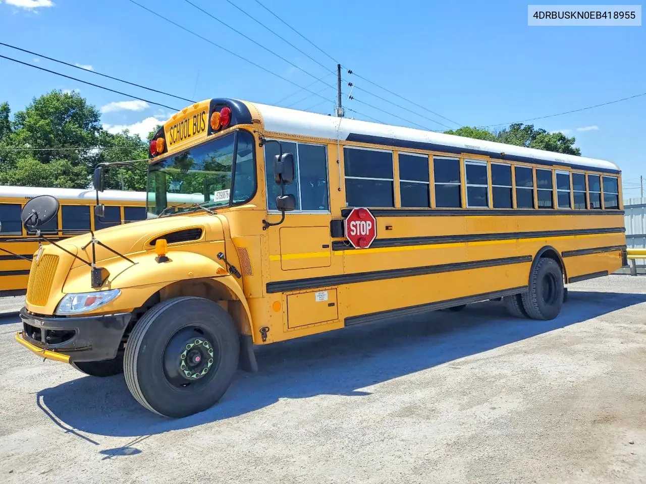 2014 Ic Corporation Ce Series School - School Bus VIN: 4DRBUSKN0EB418955 Lot: 57898876
