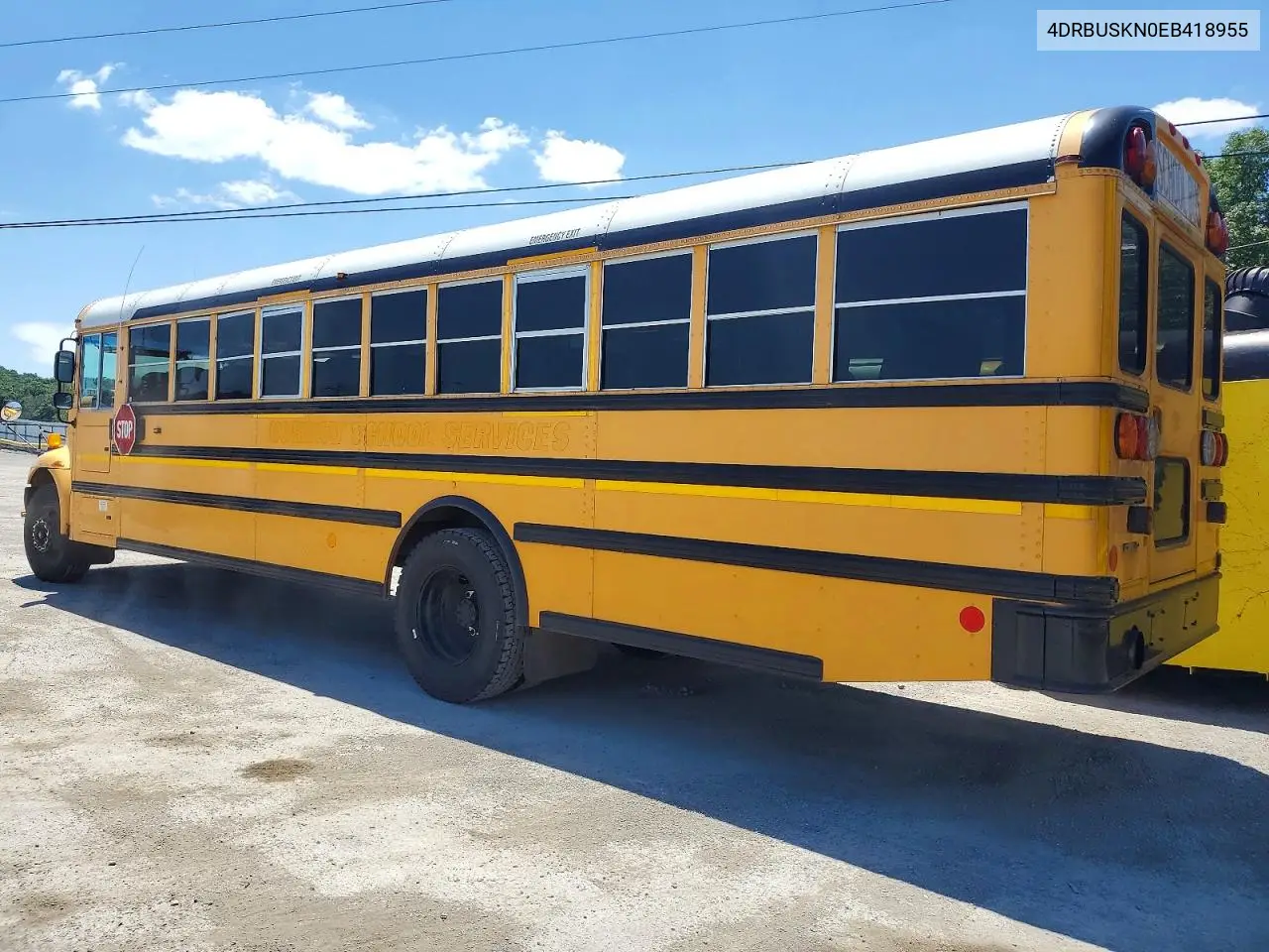 2014 Ic Corporation Ce Series School - School Bus VIN: 4DRBUSKN0EB418955 Lot: 57898876