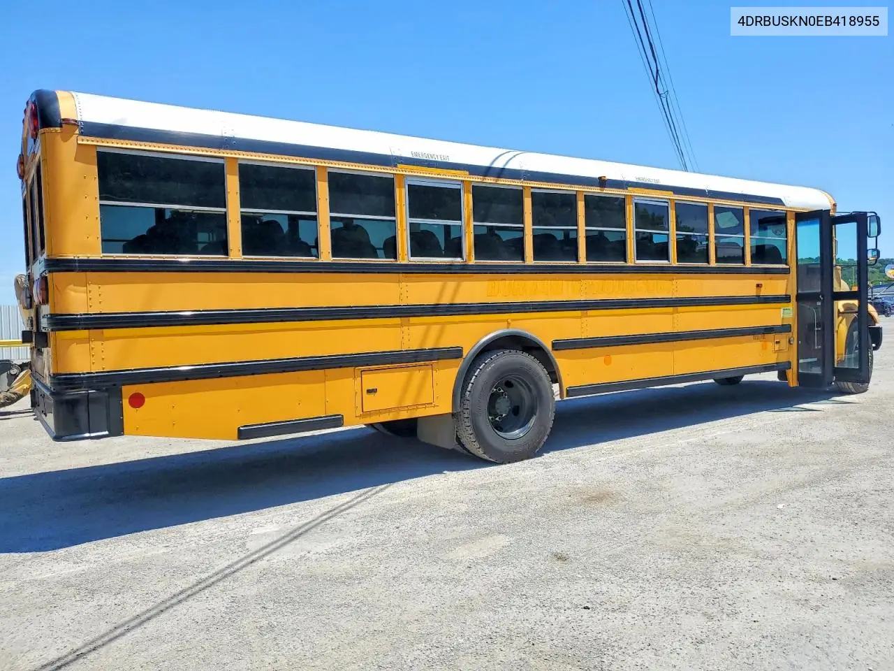 2014 Ic Corporation Ce Series School - School Bus VIN: 4DRBUSKN0EB418955 Lot: 57898876