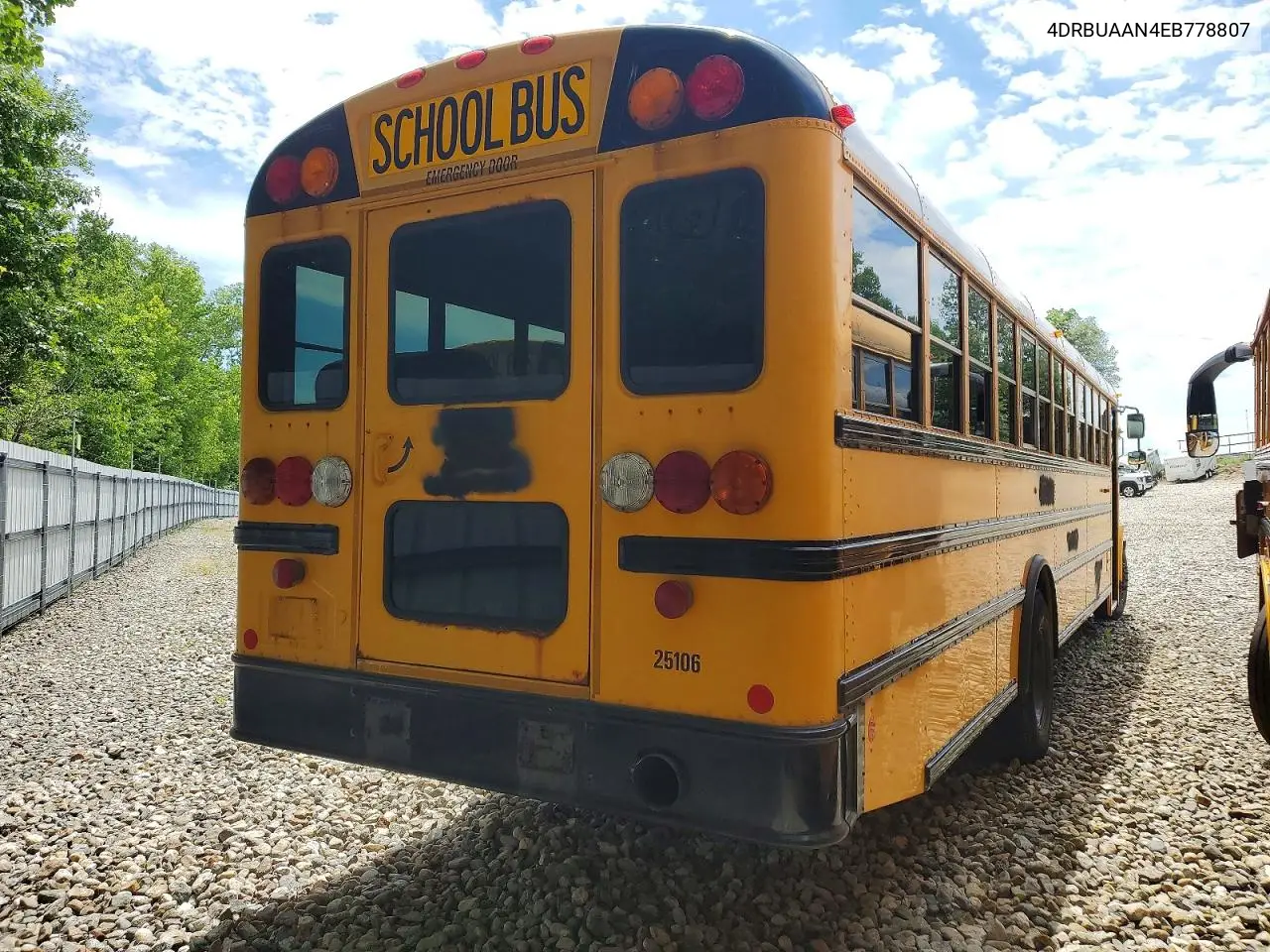 2014 Ic Corporation Ce Series School - School Bus VIN: 4DRBUAAN4EB778807 Lot: 57963436