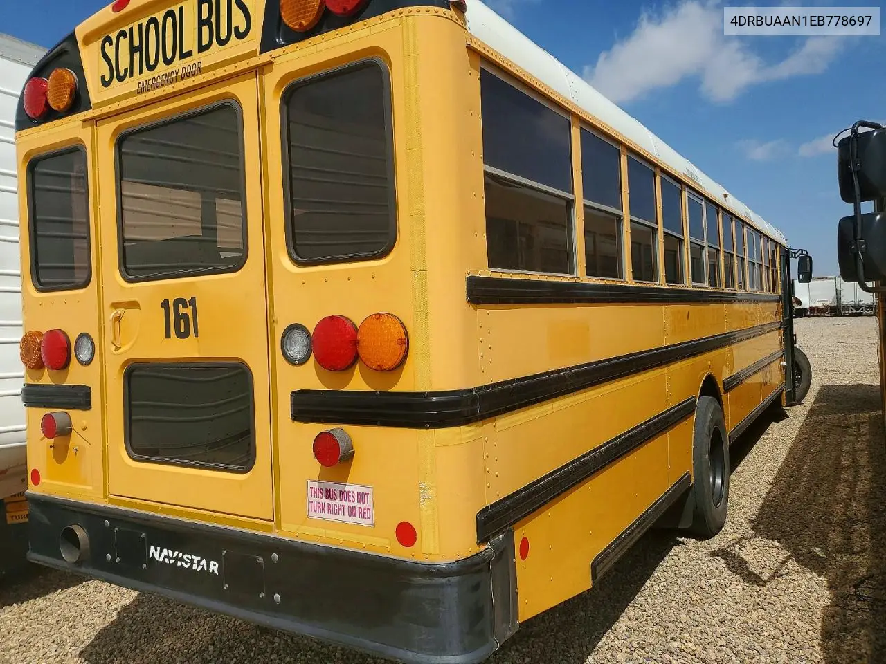 2014 Ic Corporation Ce Series School - School Bus VIN: 4DRBUAAN1EB778697 Lot: 58135206