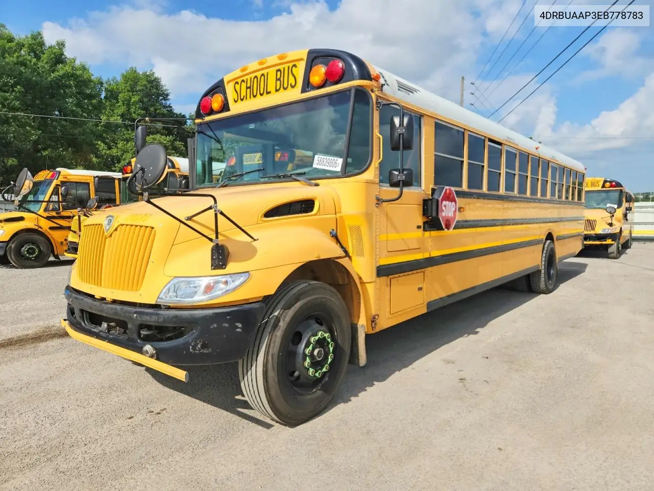 2014 Ic Corporation Ce Series School - School Bus VIN: 4DRBUAAP3EB778783 Lot: 58839806