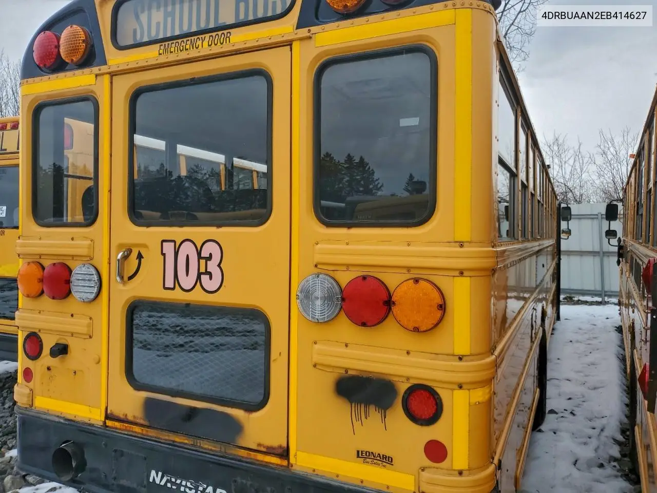 2014 Ic Bus Pb105 School Bus VIN: 4DRBUAAN2EB414627 Lot: 72409045