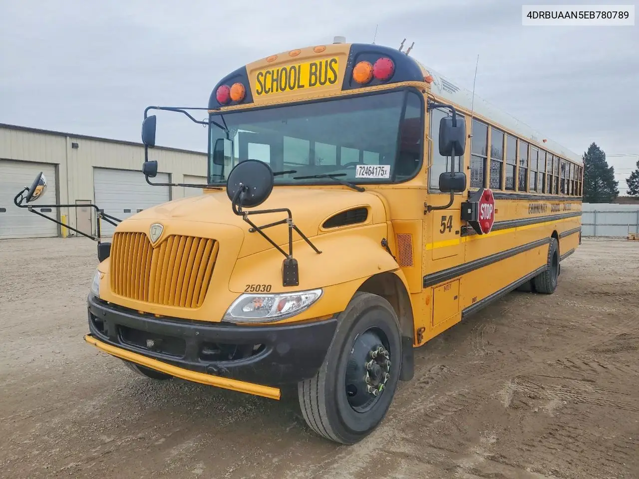 2014 Ic Corporation Ce Series School - School Bus VIN: 4DRBUAAN5EB780789 Lot: 72464175