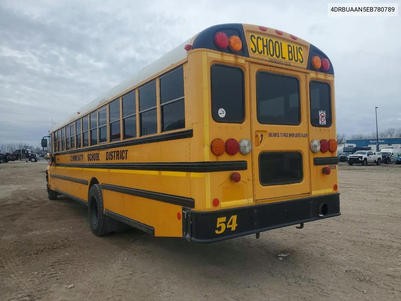 2014 Ic Corporation Ce Series School - School Bus VIN: 4DRBUAAN5EB780789 Lot: 72464175