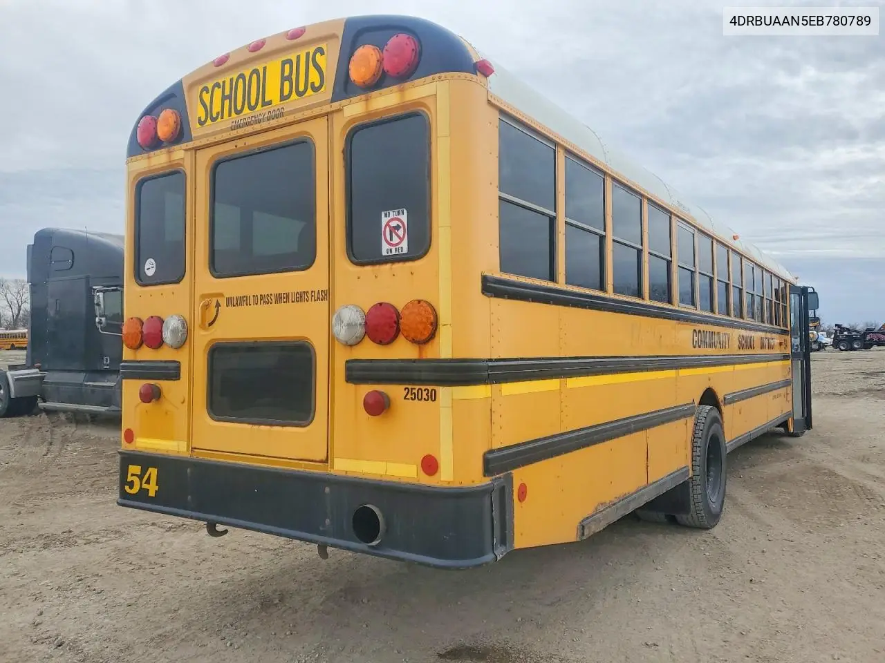 2014 Ic Corporation Ce Series School - School Bus VIN: 4DRBUAAN5EB780789 Lot: 72464175