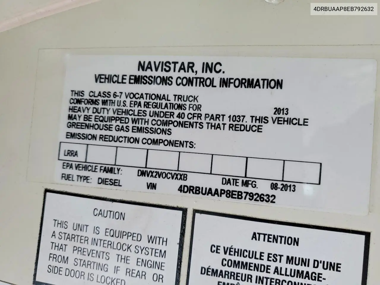 2014 Ic Corporation Ce Series School - School Bus VIN: 4DRBUAAP8EB792632 Lot: 72478395