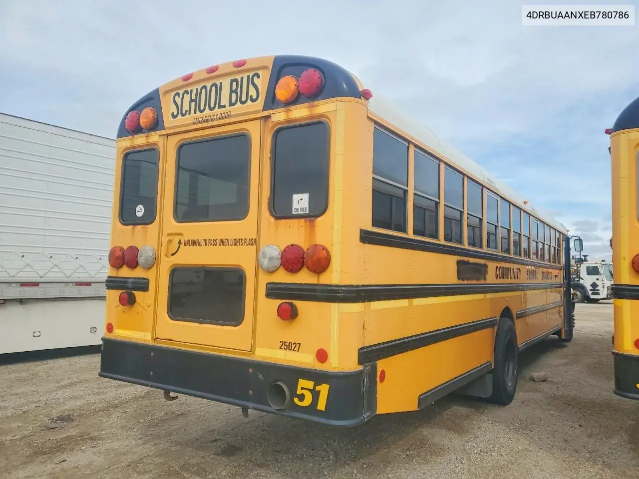 2014 Ic Corporation Ce Series School - School Bus VIN: 4DRBUAANXEB780786 Lot: 75981555