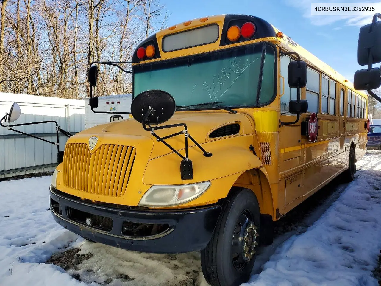 2014 Ic Corporation Ce Series School - School Bus VIN: 4DRBUSKN3EB352935 Lot: 76014015