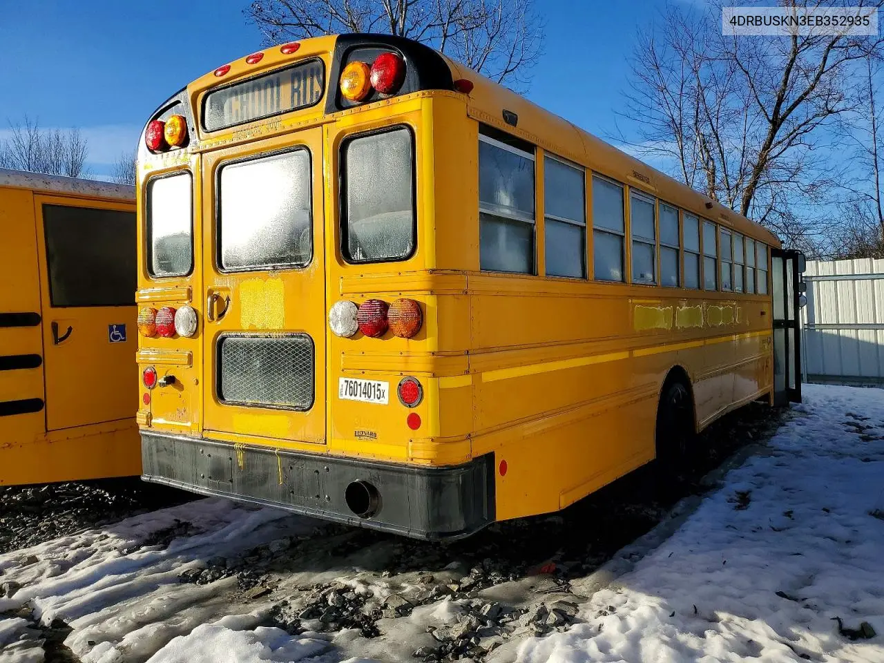 2014 Ic Corporation Ce Series School - School Bus VIN: 4DRBUSKN3EB352935 Lot: 76014015