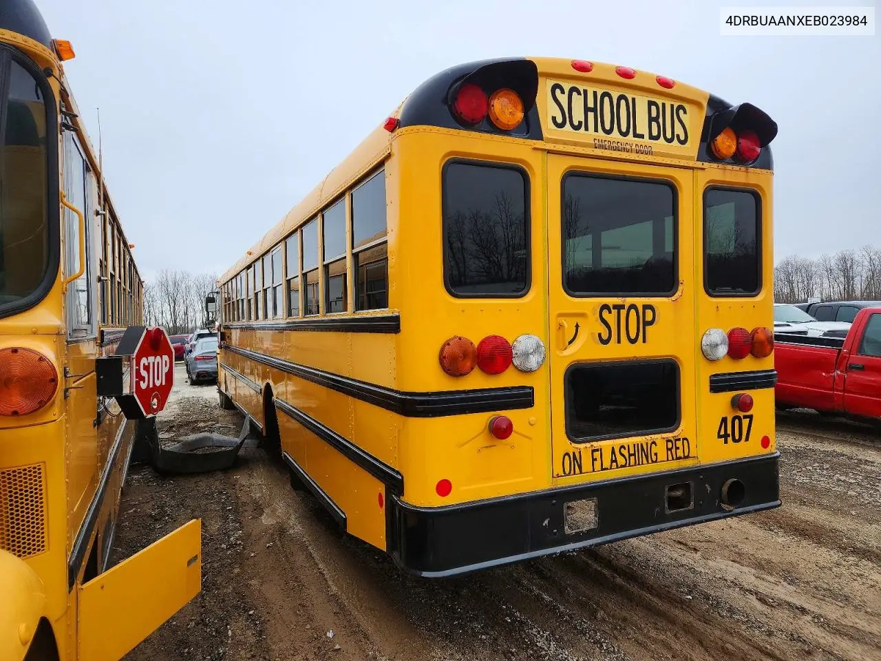 2014 Ic Corporation Ce Series School - School Bus VIN: 4DRBUAANXEB023984 Lot: 79760385