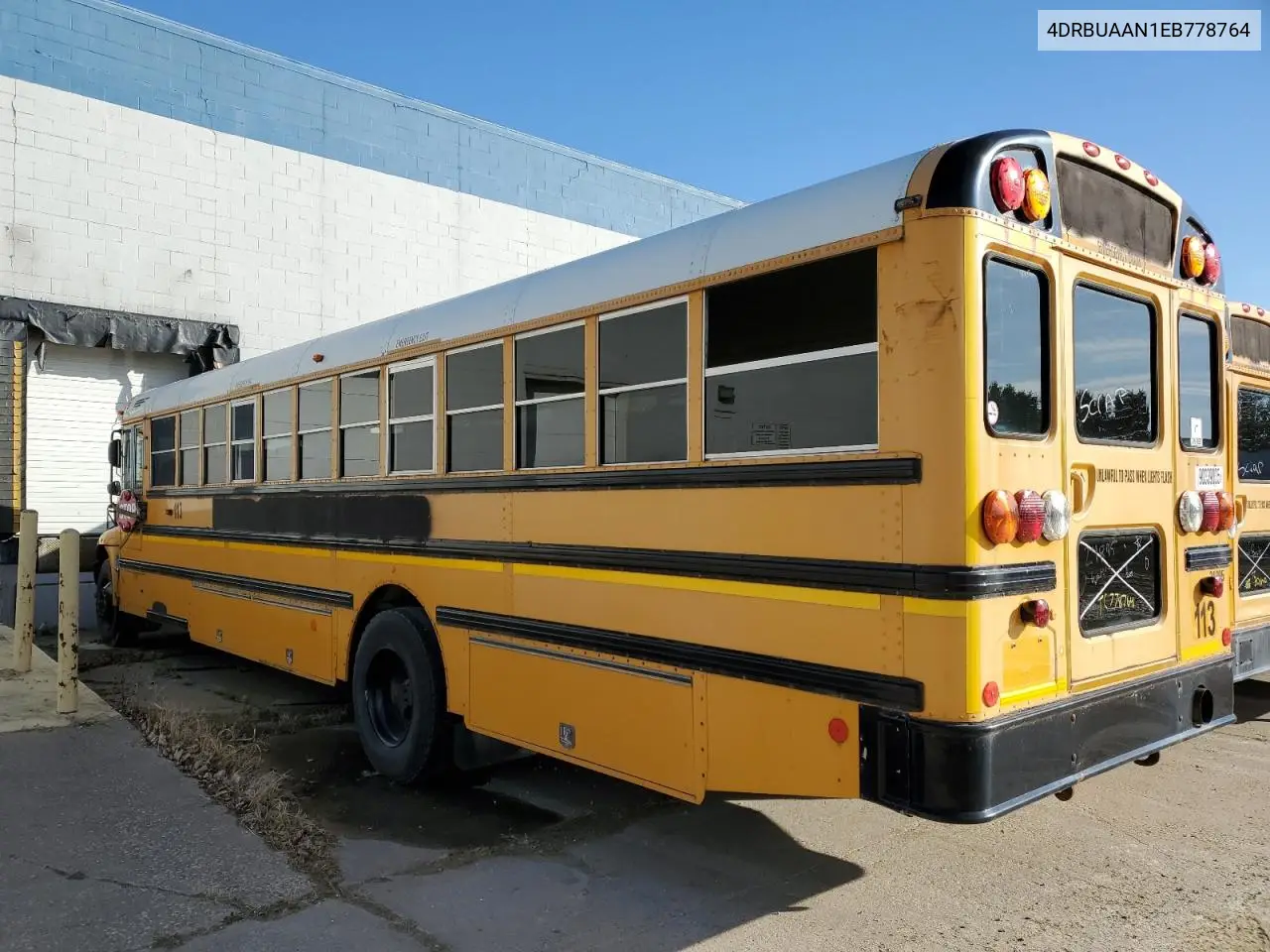 2014 Ic Corporation Ce Series School - School Bus VIN: 4DRBUAAN1EB778764 Lot: 90339005