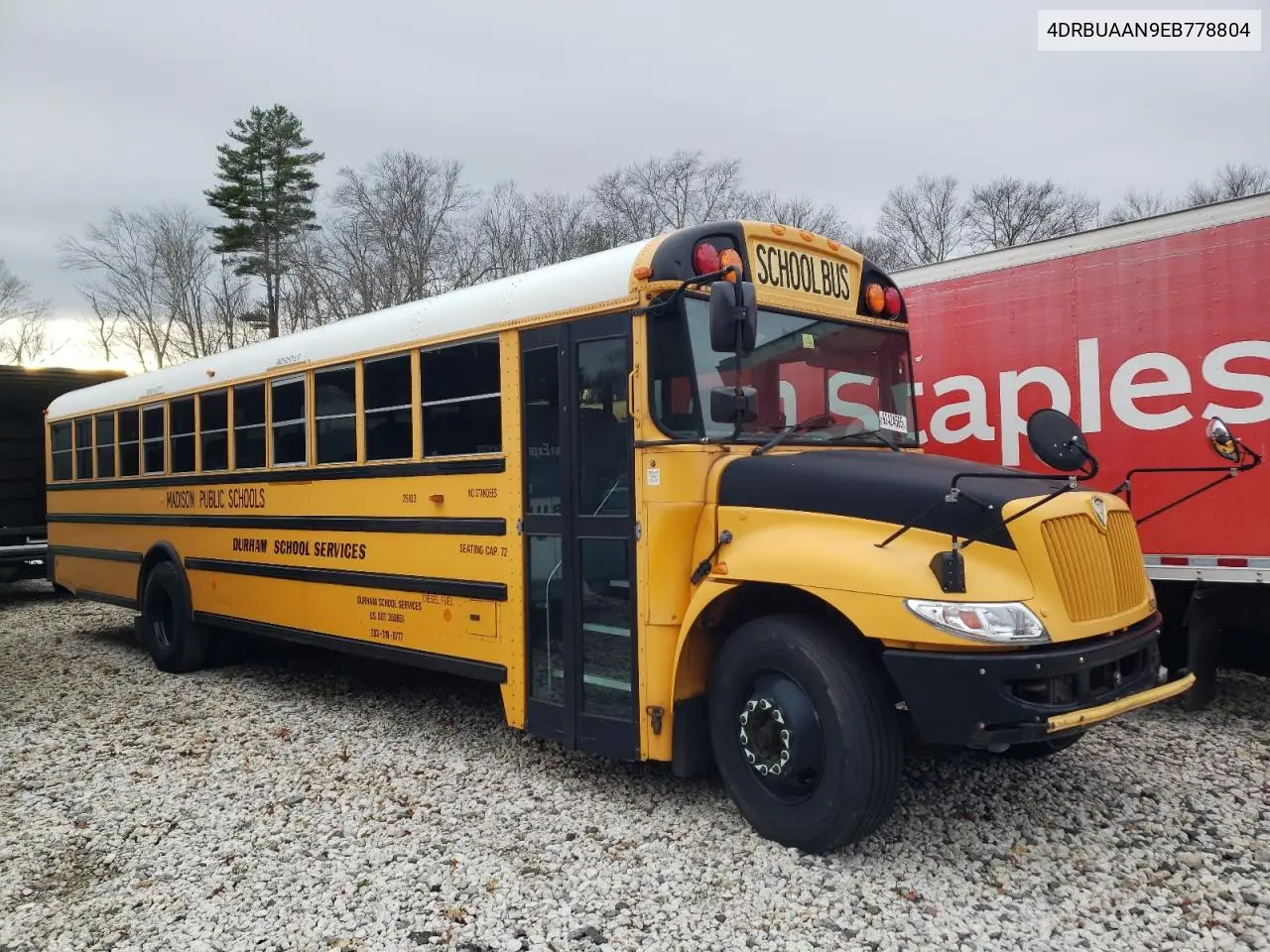 2014 Ic Bus Pb105 School Bus VIN: 4DRBUAAN9EB778804 Lot: 92424585