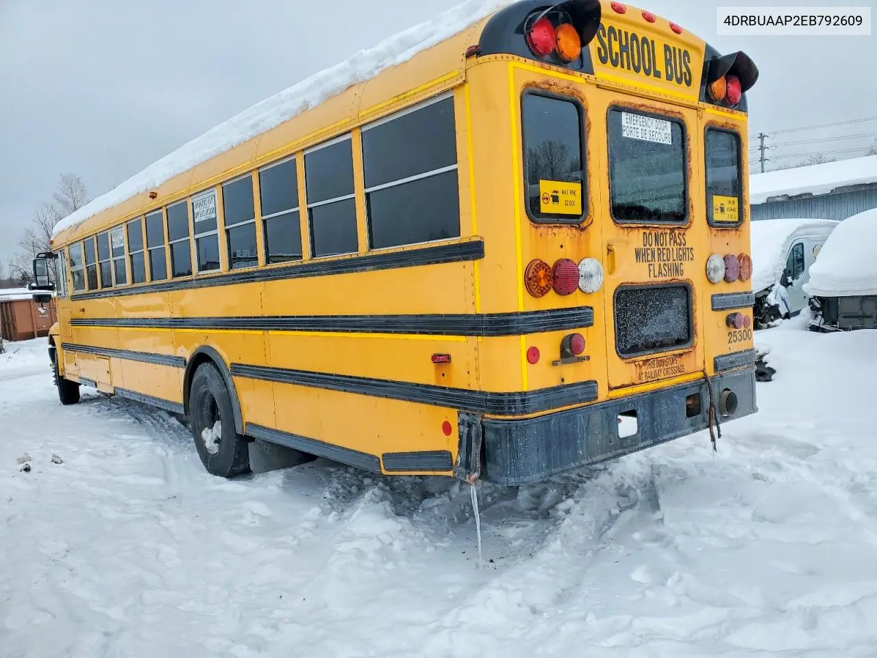 2014 Ic Corporation Ce Series School - School Bus VIN: 4DRBUAAP2EB792609 Lot: 96187335