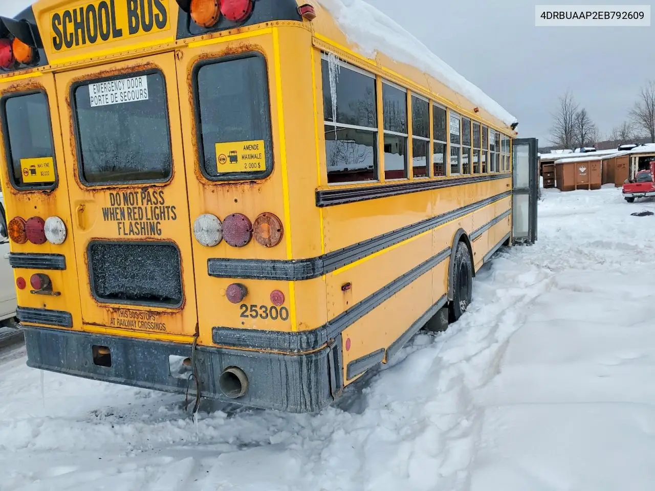 2014 Ic Corporation Ce Series School - School Bus VIN: 4DRBUAAP2EB792609 Lot: 96187335