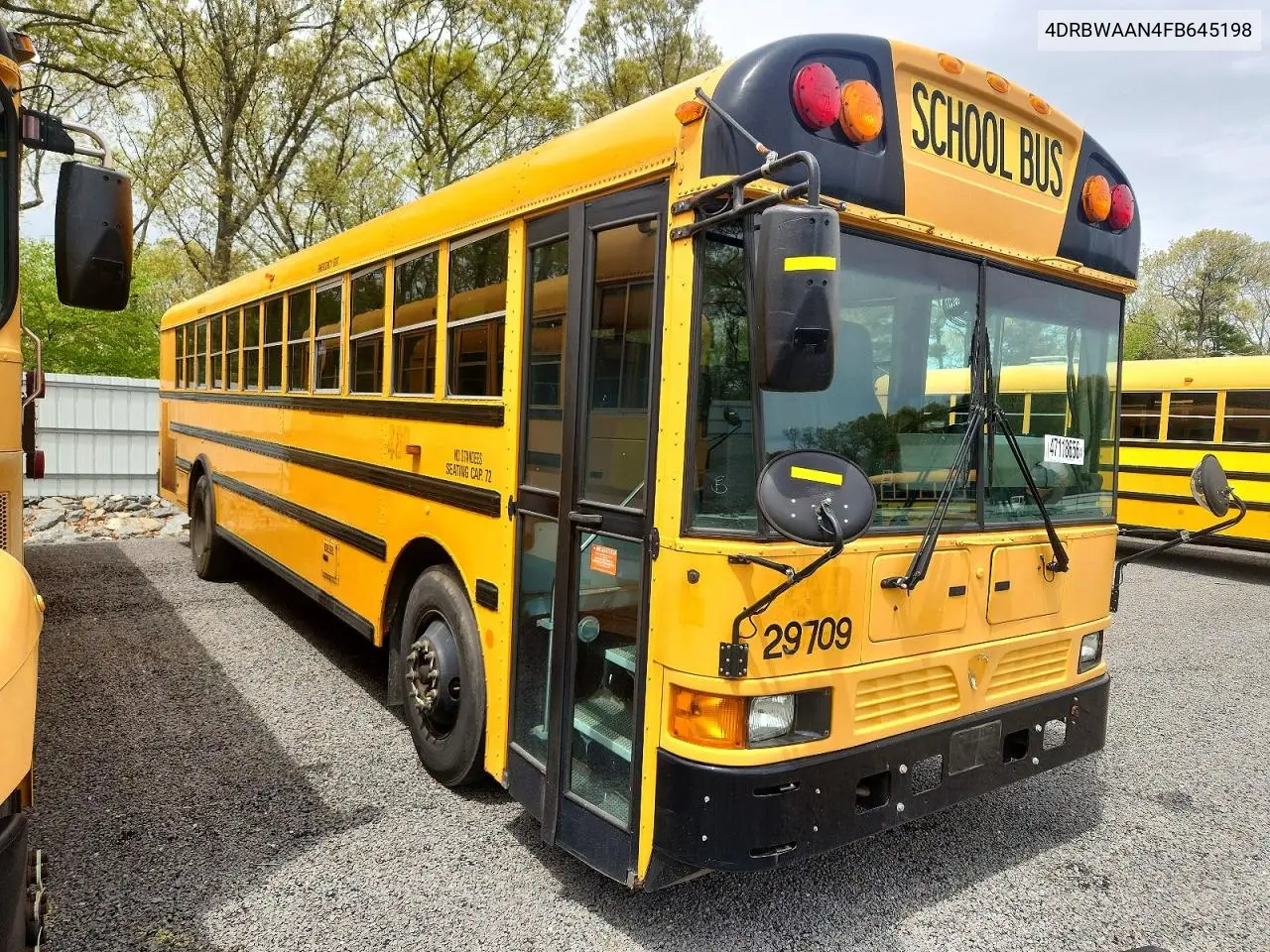 2015 Ic Corporation Re Series School - School Bus VIN: 4DRBWAAN4FB645198 Lot: 47118656
