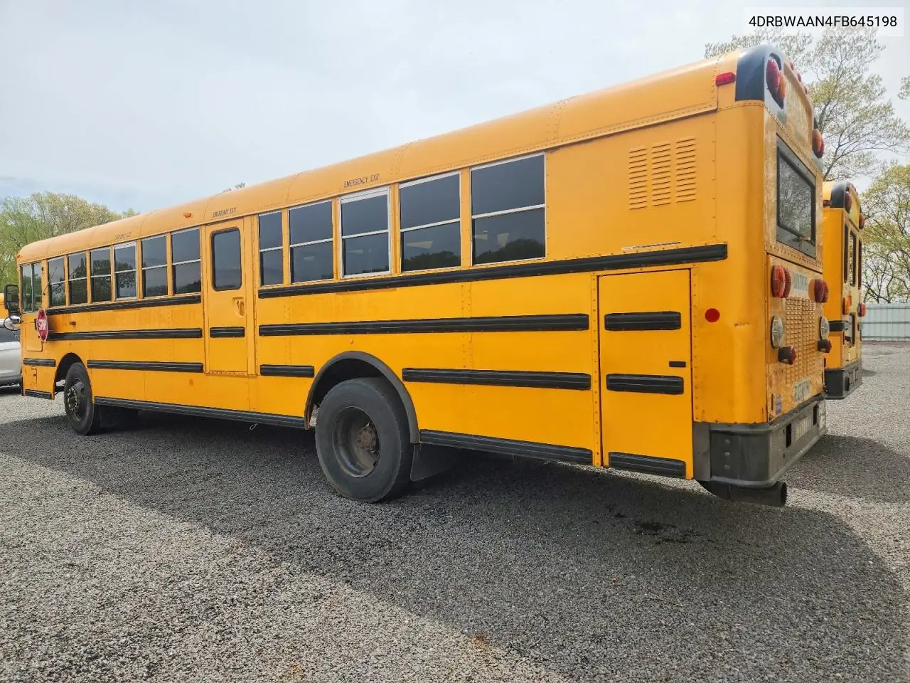 2015 Ic Corporation Re Series School - School Bus VIN: 4DRBWAAN4FB645198 Lot: 47118656