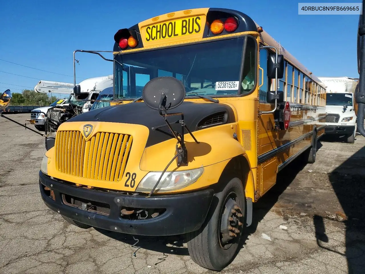 2015 Ic Corporation Ce Series School - School Bus VIN: 4DRBUC8N9FB669665 Lot: 52381526