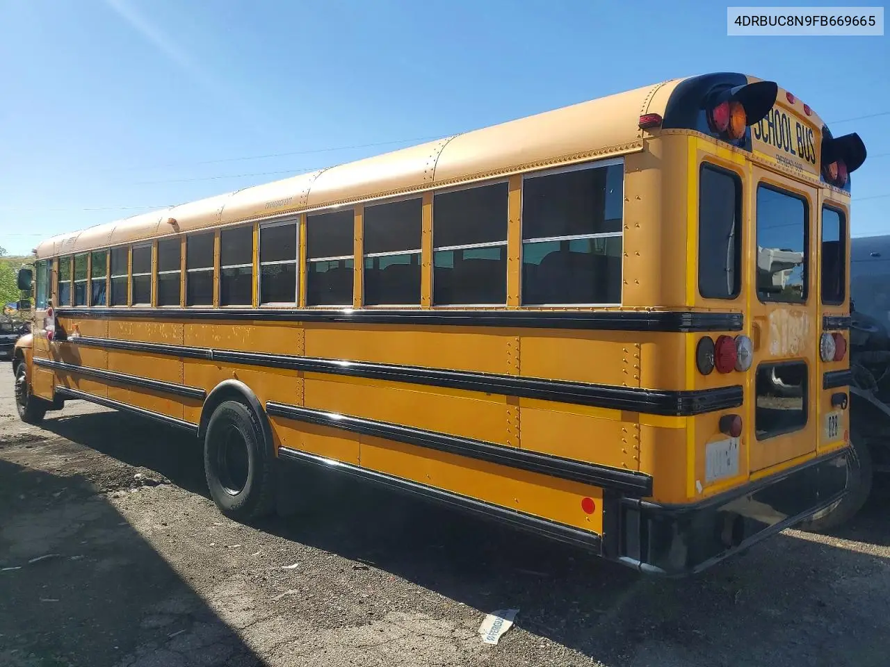 2015 Ic Corporation Ce Series School - School Bus VIN: 4DRBUC8N9FB669665 Lot: 52381526